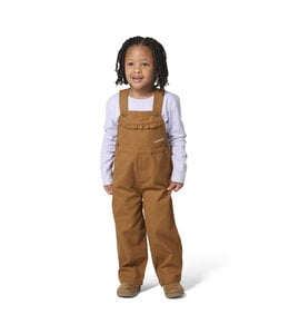 Carhartt Girl's Toddler Long-Sleeve Highland T-Shirt and Canvas Overall Set CG9986