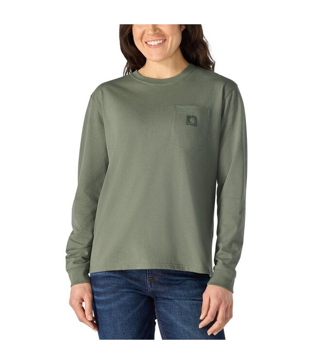 Carhartt Women's Irvine Loose Long-Sleeve Pocket T-Shirt 107973