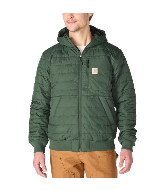 Carhartt Men's Rain Defender Relaxed Fit Lightweight Insulated Hooded Jacket 106543