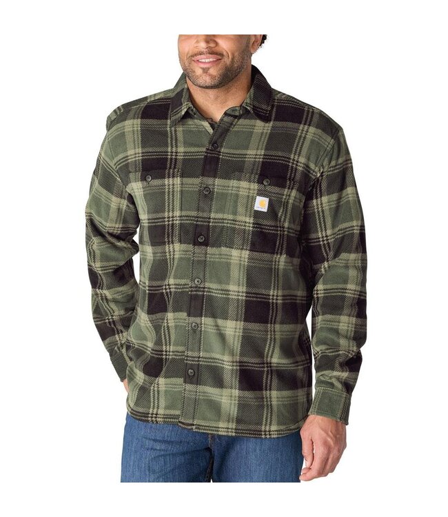 Carhartt Men's Seneca Loose Fit Long-Sleeve Printed Shirt 107829