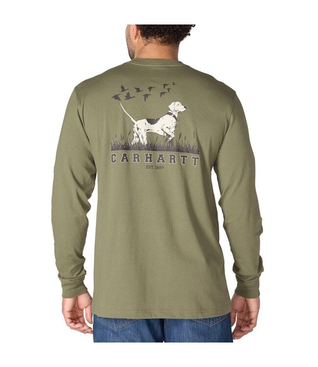 Carhartt Men's Irvine Relaxed Pointer Long-Sleeve T-Shirt 107820