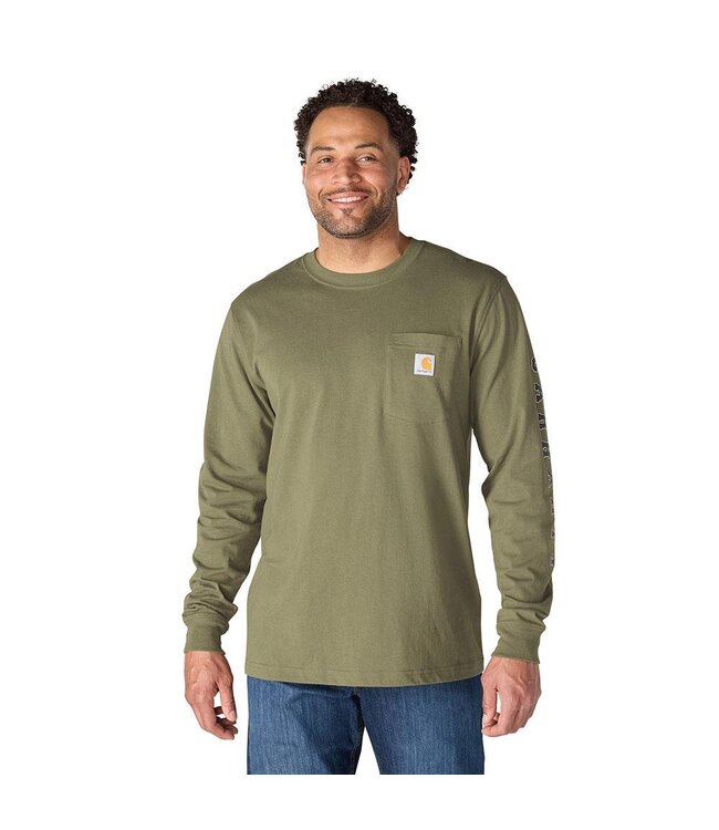 Carhartt Men's Irvine Relaxed Pointer Long-Sleeve T-Shirt 107820