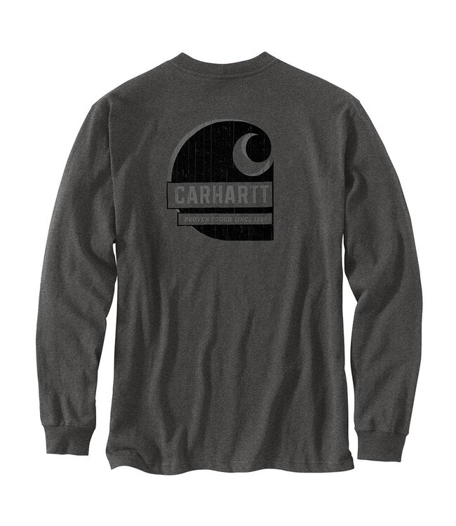 Carhartt Men's Irvine Relaxed Tough "C" Long-Sleeve T-Shirt 107796