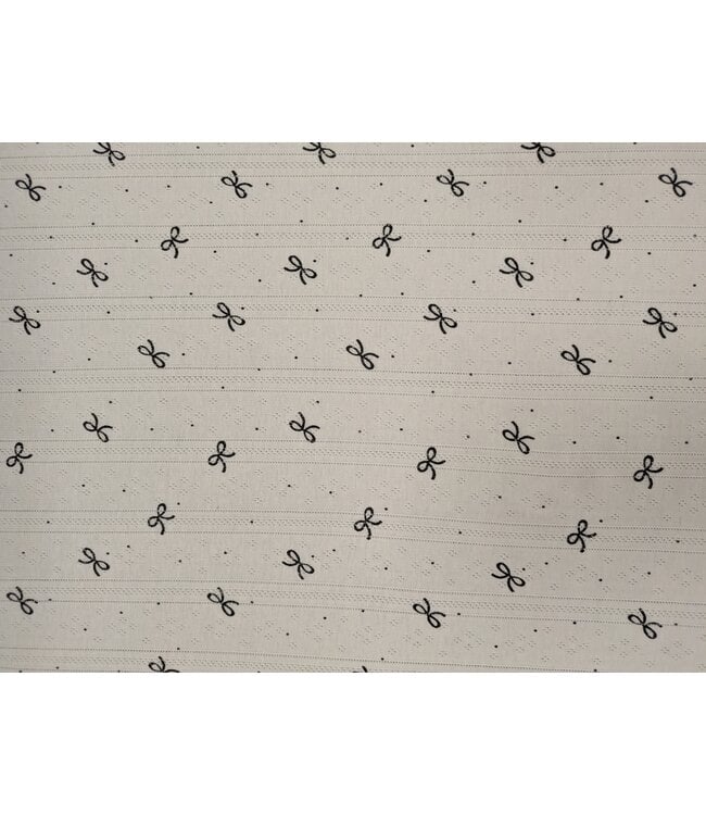 YD 143192 Cotton Pointelle Bows 76"