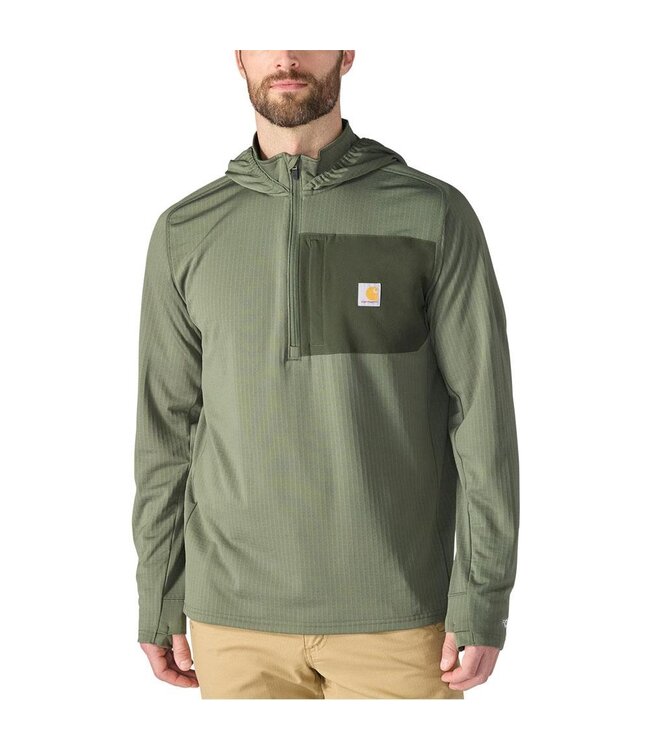 Carhartt Men's Force Ironwood Relaxed 1/2 Zip Hoodie 107741