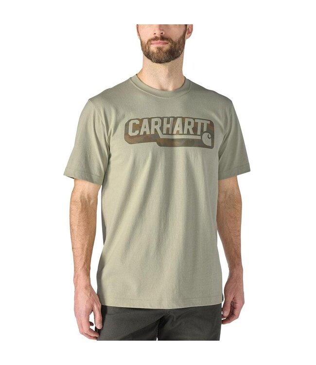 Carhartt Men's Irvine Relaxed Camo Logo T-Shirt 107772