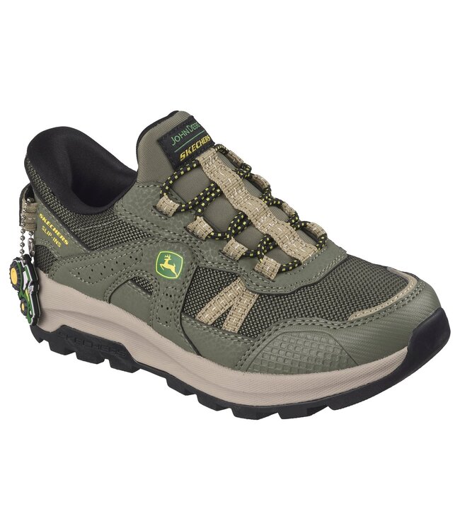 Skechers Boy's Slip-ins John Deere: Storm Blazer- Tractor-Squad Shoe 407066L GRN
