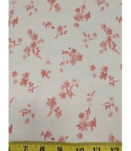 Mook Fabrics YD Summer Coral Rib Knit