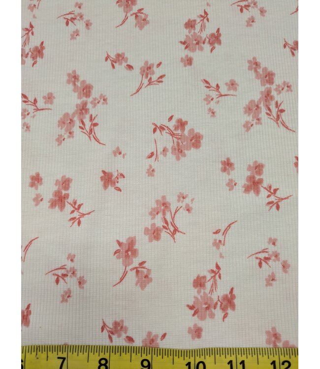 Mook Fabrics YD Summer Coral Rib Knit