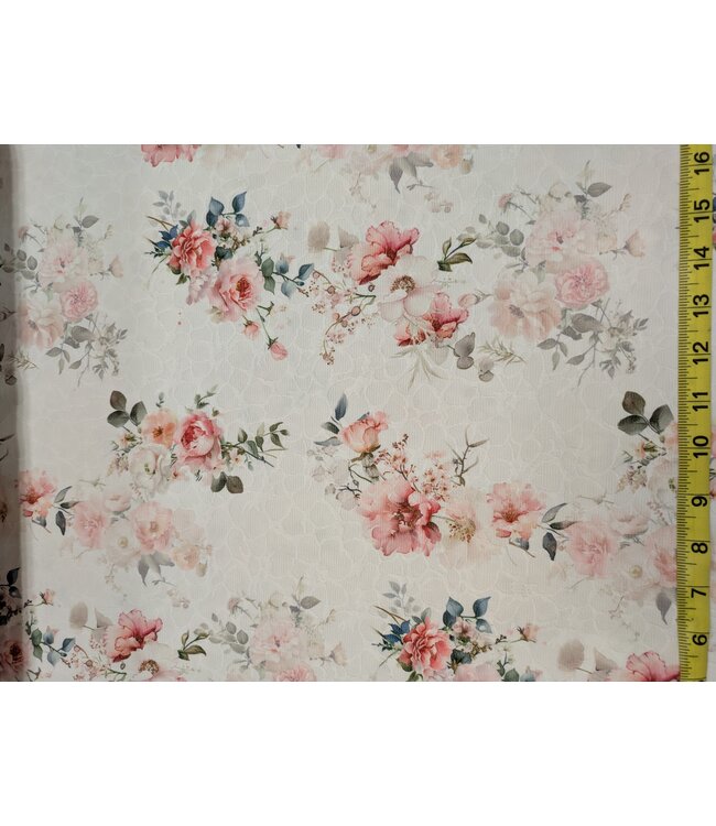 YD Jacquard Poly Peach Cream 1