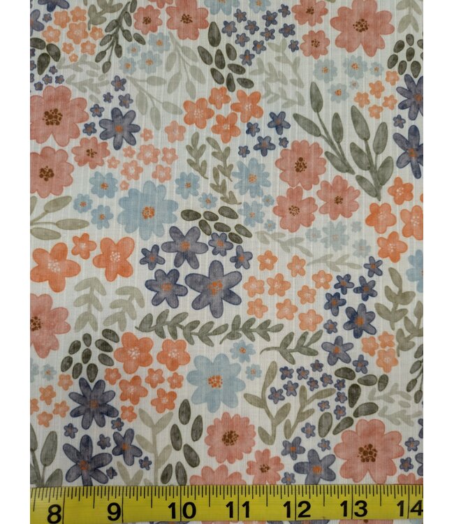 Colorwave Creations YD Poly Rib (Cotton Feel) Peachy Fun 11