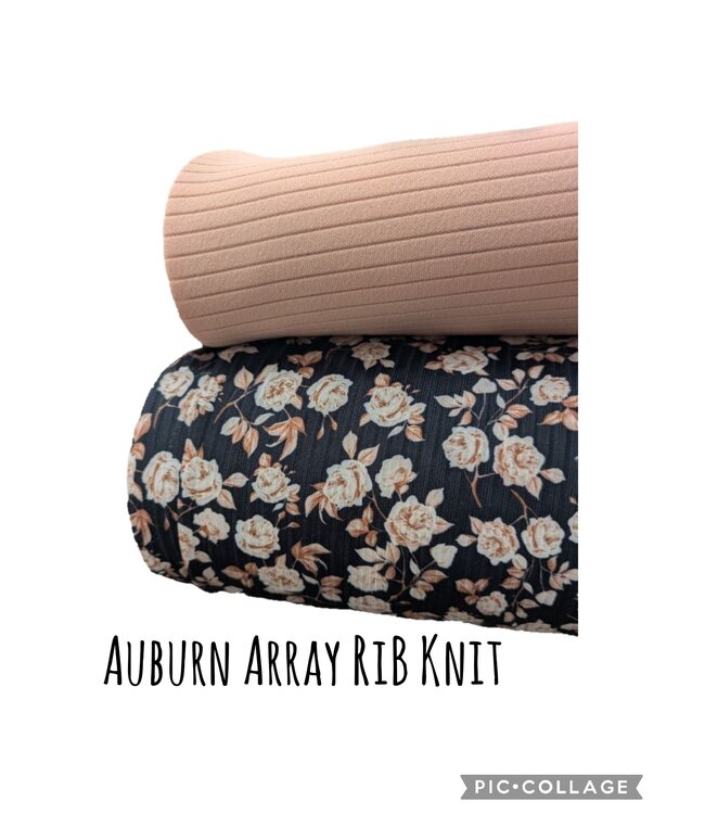 Magnolia Wholesale YD Auburn Array Black Reign Rib Knit