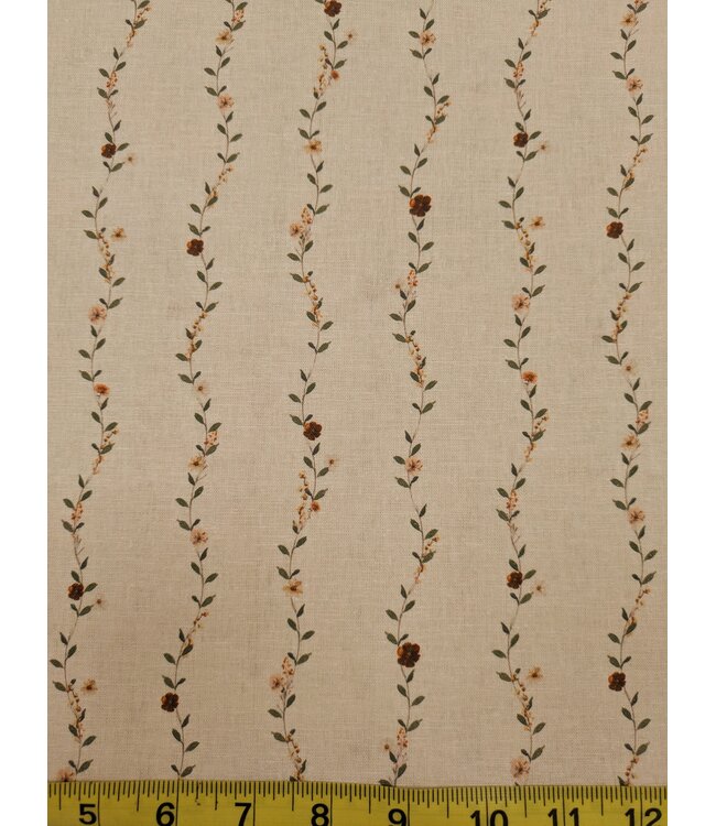 Magnolia Wholesale YD Cream Vintage Vines Cotton Linen
