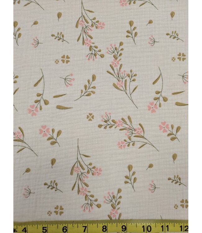 Mook Fabrics YD 12 Floral Double Gauze Cotton