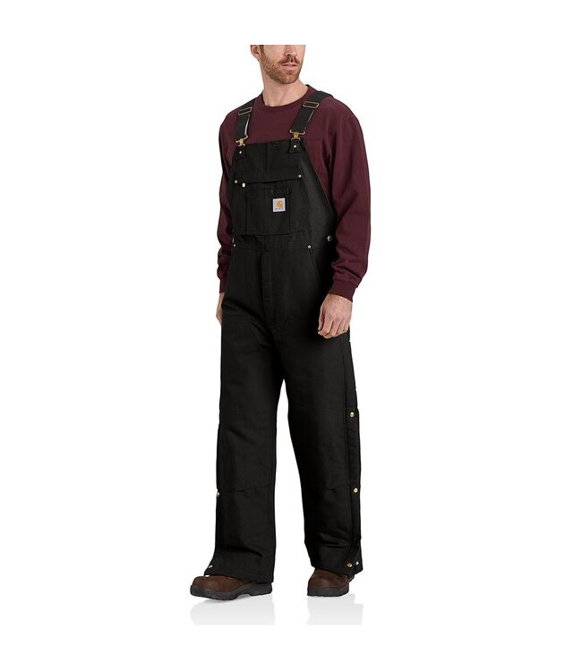 Carhartt Men's Loose Fit Firm Duck Insulated Bib Overall 106672
