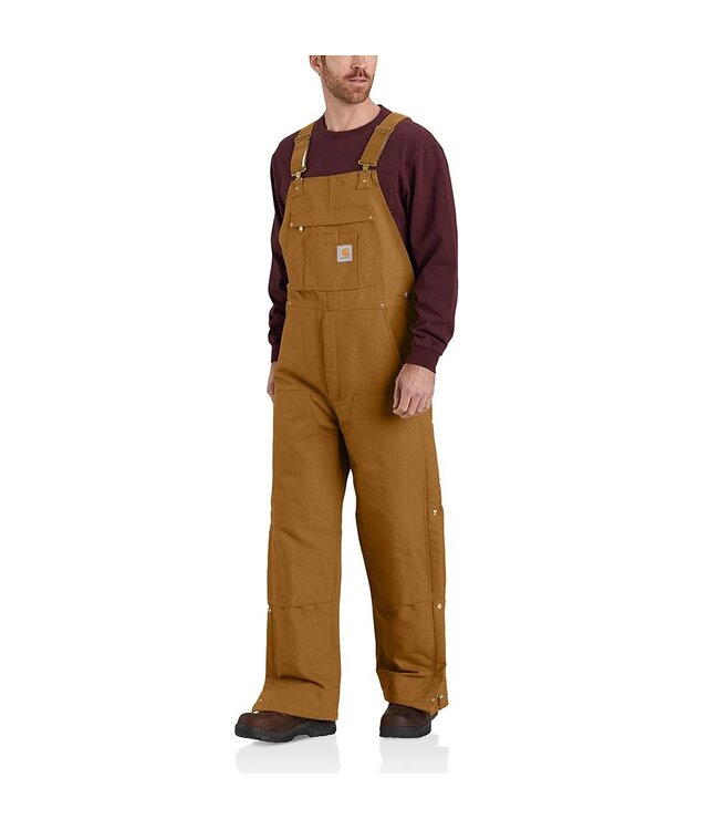 Carhartt Men's Loose Fit Firm Duck Insulated Bib Overall 106672