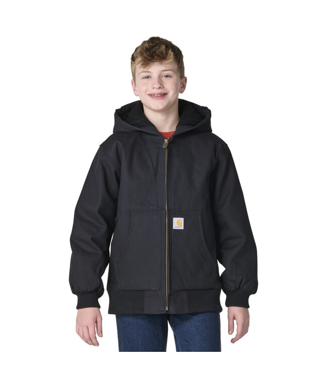 Carhartt Boy's Canvas Insulated Active Jac CP8596