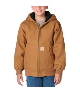 Carhartt Boy's Canvas Insulated Active Jac CP8596