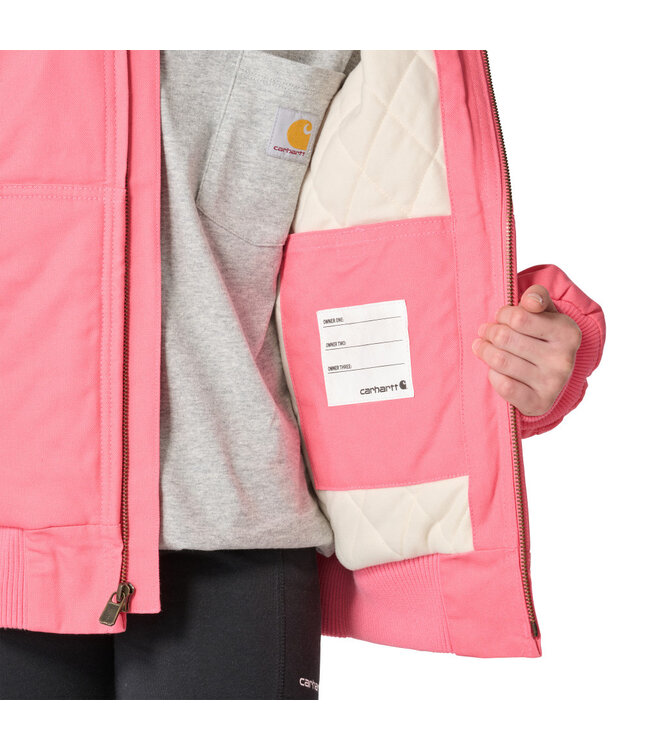 Carhartt Girl's Canvas Insulated Hooded Active Jac CP9589