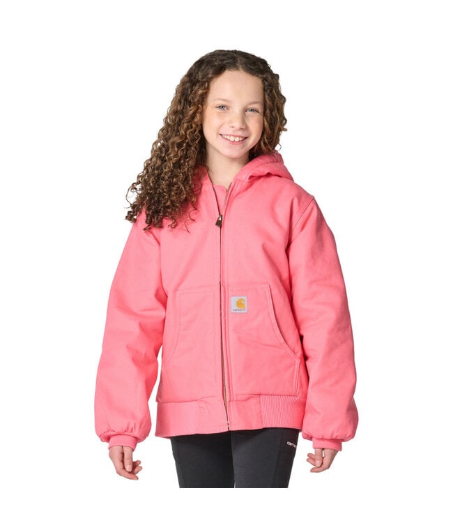 Carhartt Girl's Canvas Insulated Hooded Active Jac CP9589