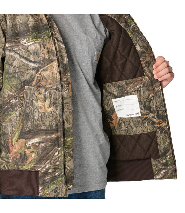 Carhartt Boy's Infant/Toddler Canvas Insulated Hooded Camo Active Jac CP8599