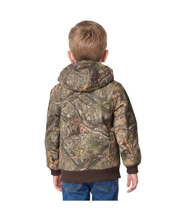 Carhartt Boy's Infant/Toddler Canvas Insulated Hooded Camo Active Jac CP8599