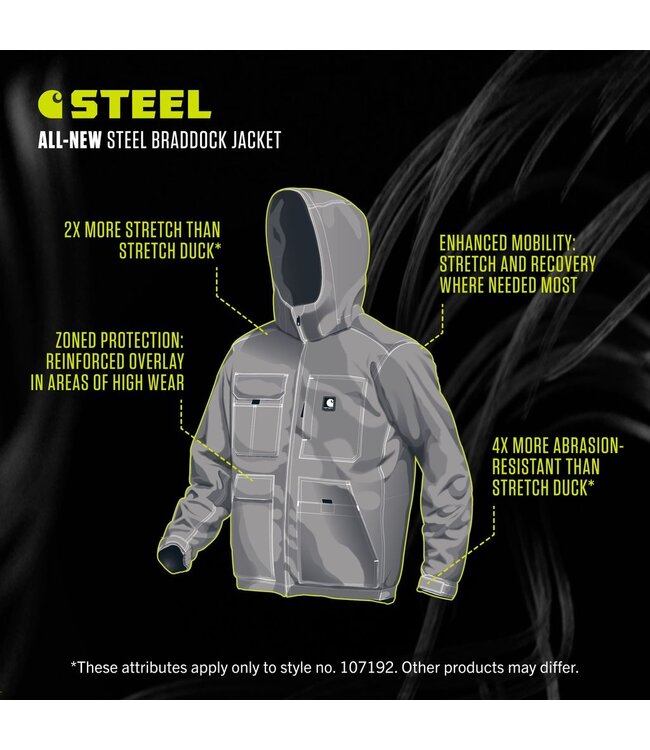 Carhartt Men's Steel Braddock Jacket 107192