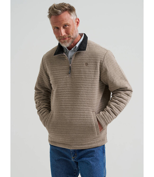 Wrangler Men's George Strait 1/4 Zip Quilted Pullover 112381977