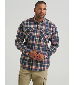 Wrangler Men's Riggs Workwear Flannel Foreman Plaid Work Shirt 112382648