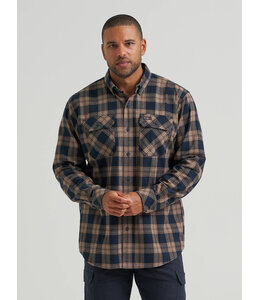 Wrangler Men's Riggs Workwear Flannel Foreman Plaid Work Shirt 112382646
