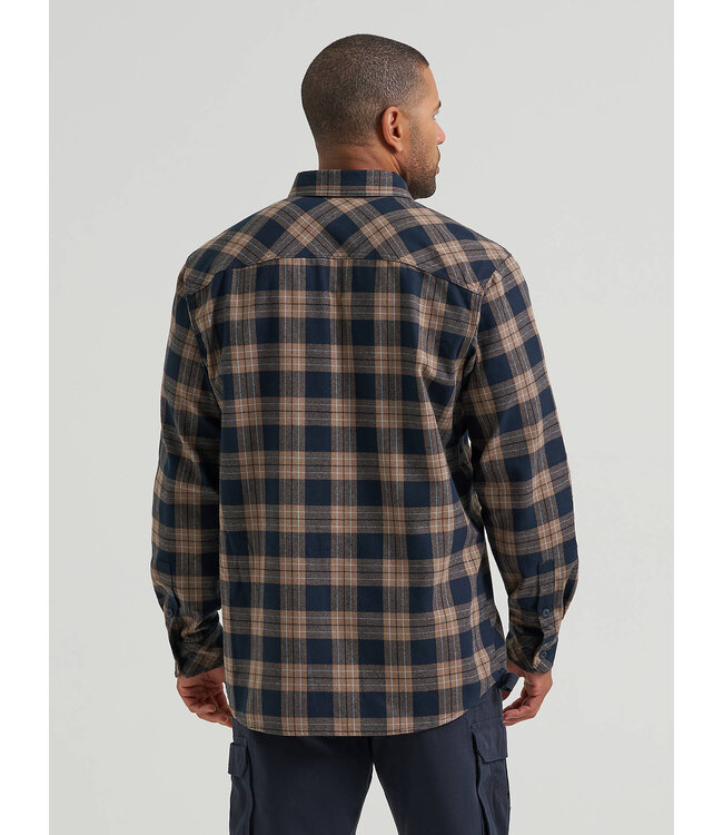Wrangler Men's Riggs Workwear Flannel Foreman Plaid Work Shirt 112382646