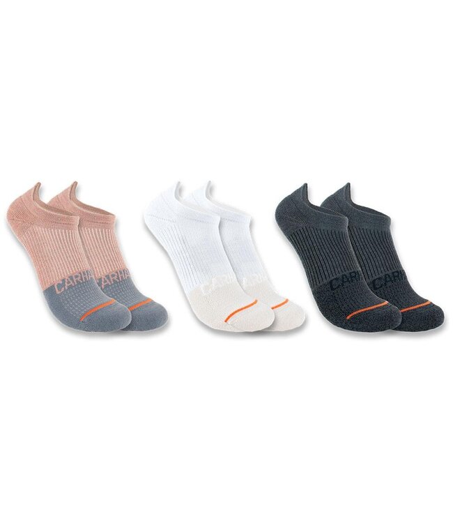 Carhartt Women Midweight No Show Sock 3-Pack SN8043W