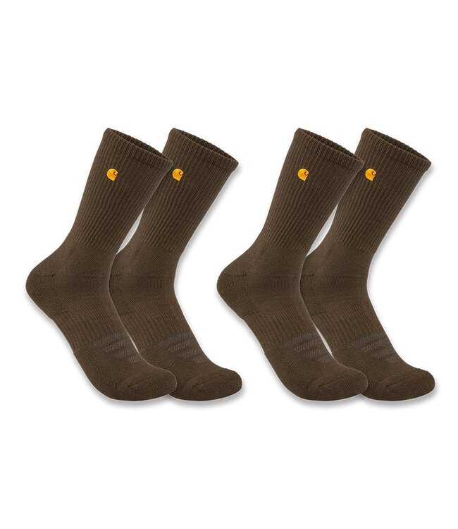 Carhartt Men's Force Midweight Crew Sock 2-Pack SC2252M
