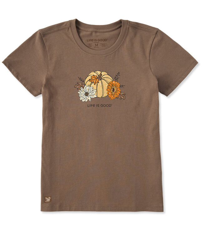 Life Is Good Women's Bloom & Gourd Short-Sleeve Crusher Tee