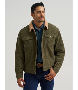 Wrangler Men's Cowboy Cut Sherpa Lined Corduroy Jacket 112382098