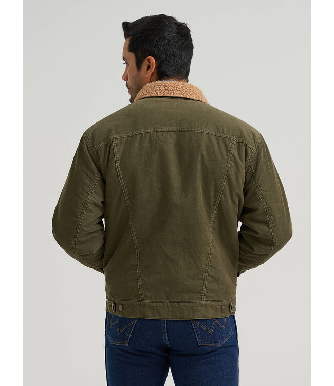 Wrangler Men's Cowboy Cut Sherpa Lined Corduroy Jacket 112382098