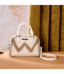 Wrangler Chevron Stitch Dome Satchel Crossbody Bag WG480-51103