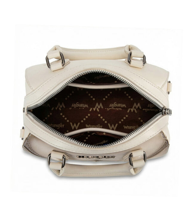 Wrangler Chevron Stitch Dome Satchel Crossbody Bag WG480-51103