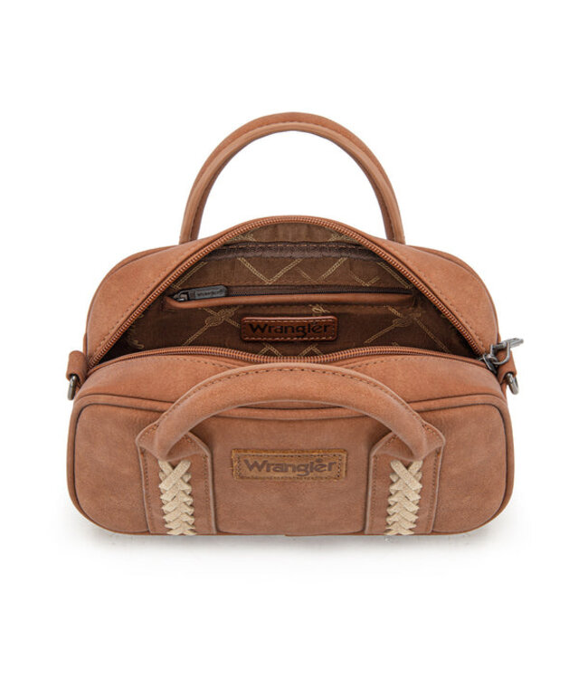 Wrangler Whipstitch Collection Mini Satchel/Crossbody Bag WG262-522
