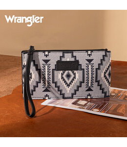 Wrangler Aztec Print Zip Around Wristlet/Wallet WG261-W075