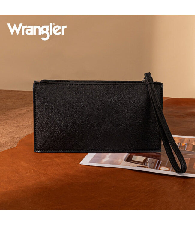 Wrangler Aztec Print Zip Around Wristlet/Wallet WG261-W075