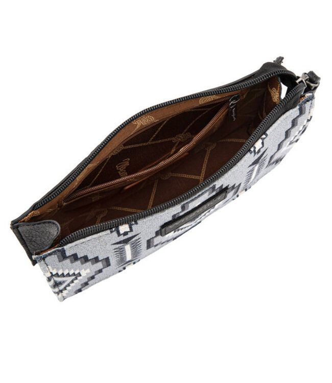 Wrangler Aztec Print Zip Around Wristlet/Wallet WG261-W075