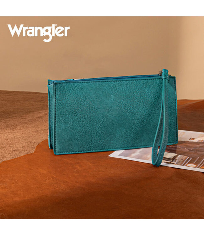 Wrangler Aztec Print Zip Around Wristlet/Wallet WG261-W075