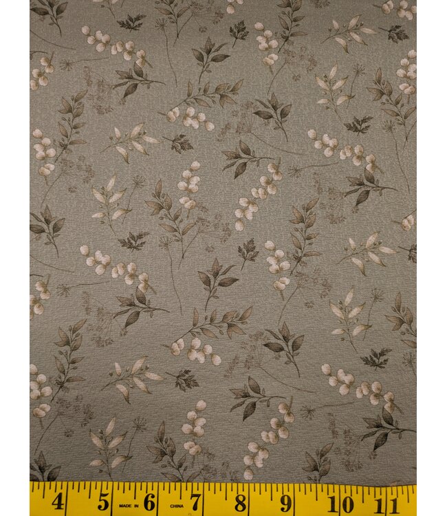 YD Poly Spandex Eggshell Knit Print Sage