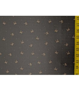 YD Poly/Spandex Cable Knit Print Black