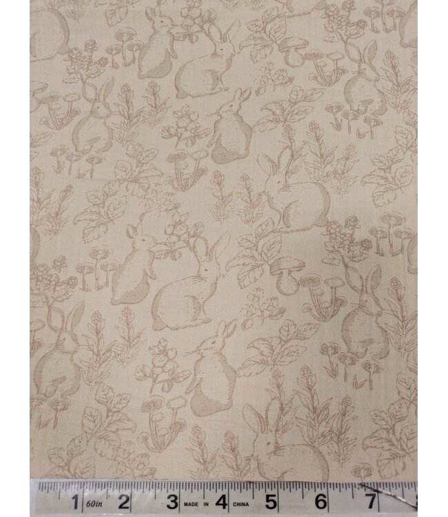 Mook Fabrics YD Rabbit  Double Gauze Cotton
