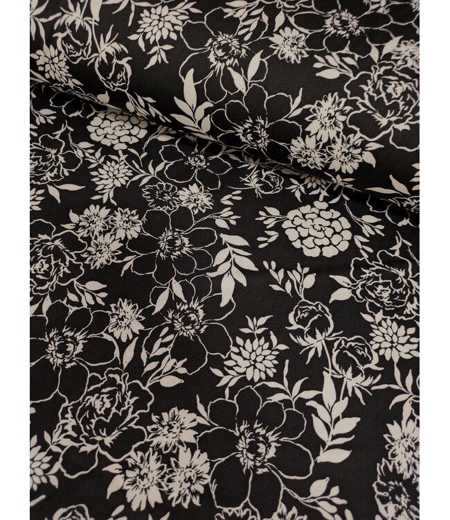 Mook Fabrics YD  EK Black #1 DTY