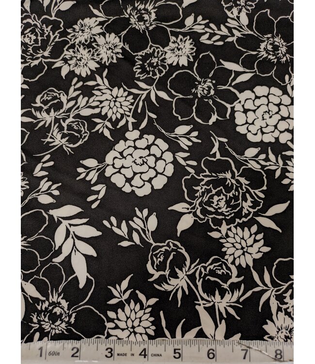 Mook Fabrics YD  EK Black #1 DTY