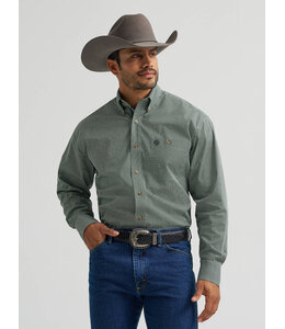 Wrangler Men's George Strait Long-Sleeve Button Down One Pocket Shirt 112385369