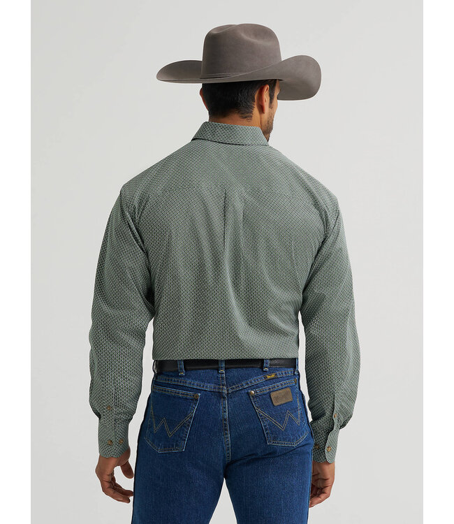 Wrangler Men's George Strait Long-Sleeve Button Down One Pocket Shirt 112385369